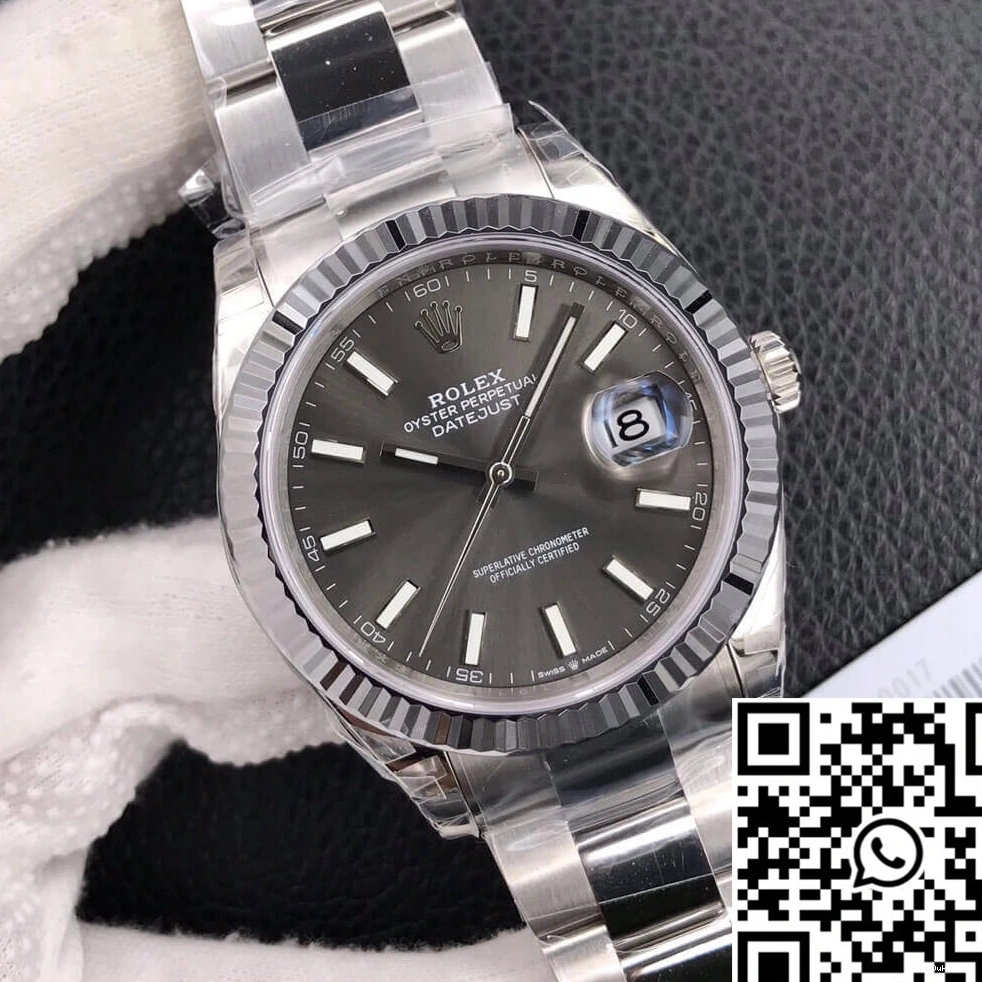 M126334-0013 Dial Datejust VS Rolex Factory Grey 1230